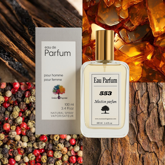 Perfume Nicho 553 - Símil Oud Wood Intense de Tom F (Unisex)