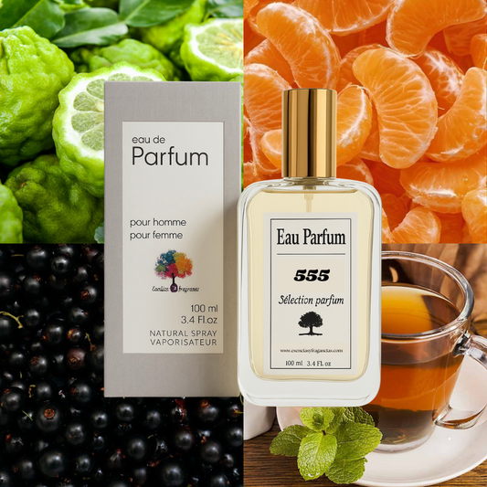 Perfume Nicho 555 - Símil Silver Mountain Water de Creed (Unisex)