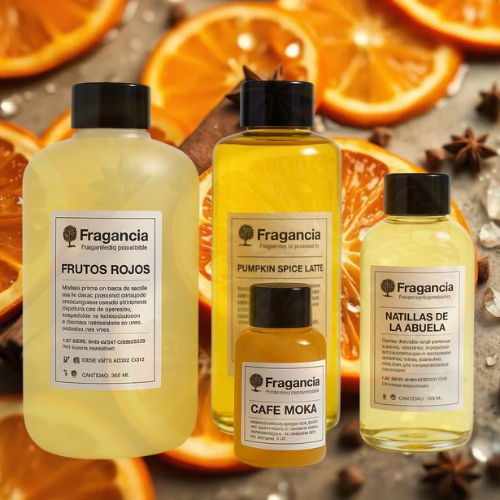 FRAGANCIA DE VELAS CANELA NARANJA