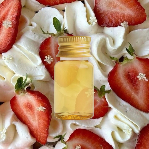 FRAGANCIA DE VELAS FRESAS Y NATA 10 ML