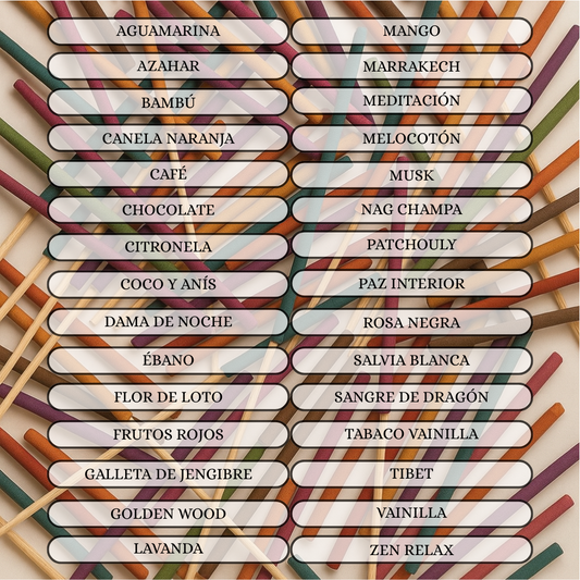 Duração do incenso 90 min - 10 unidades