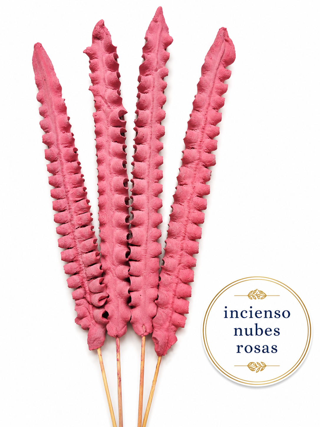 Incienso Nubes Rosas, 4 plumas .