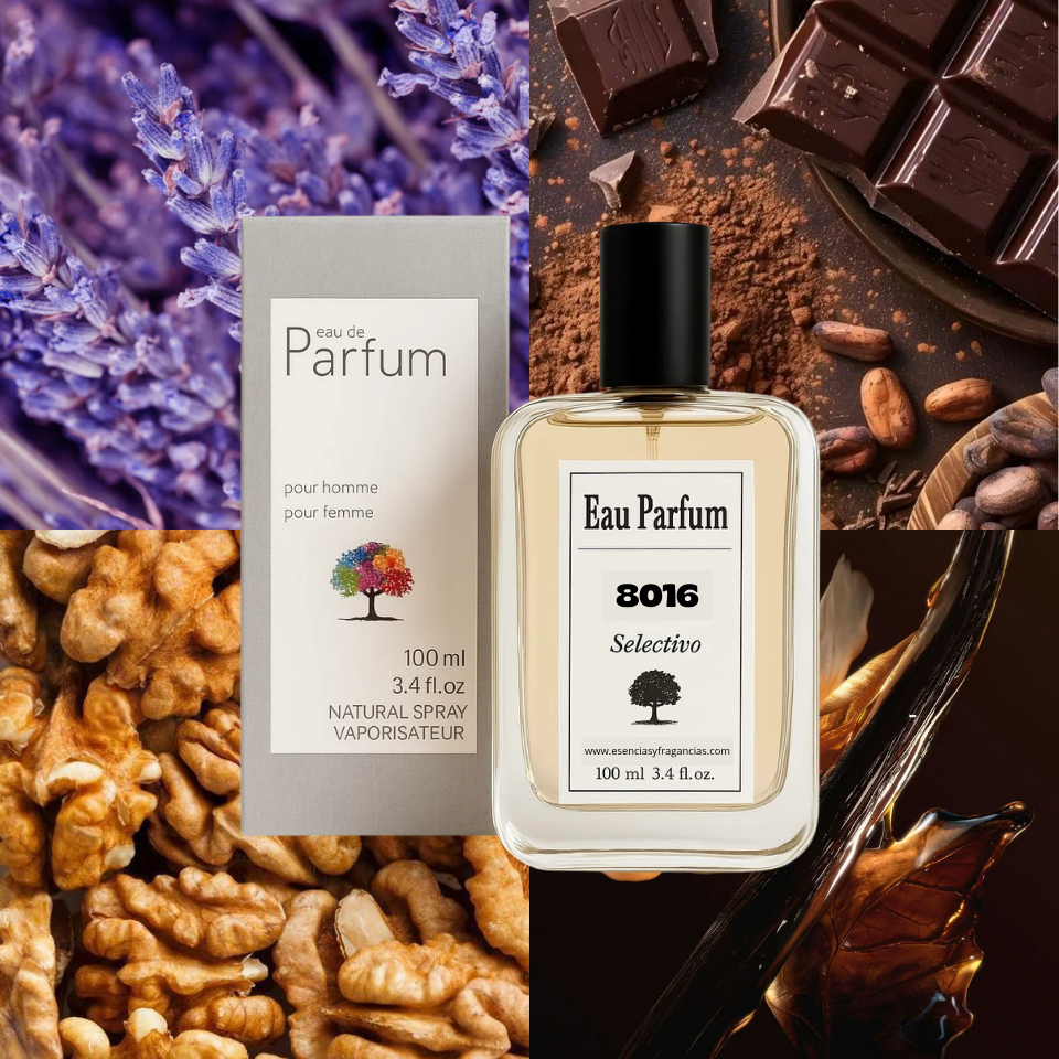 Perfume Selecto 8016 - Símil Asad Bourbon de Lattafa Perfumes (Masculino)