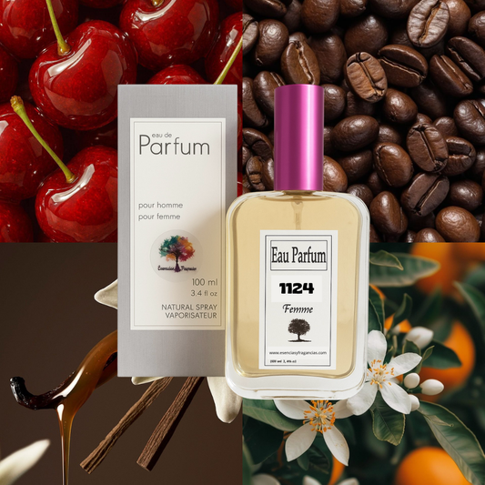 Perfume Femenino 1124 - Símil Black Opium Over Red de Yves Saint Laurent