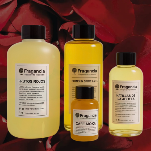 FRAGANCIA DE VELAS PETALOS DE ROSAS