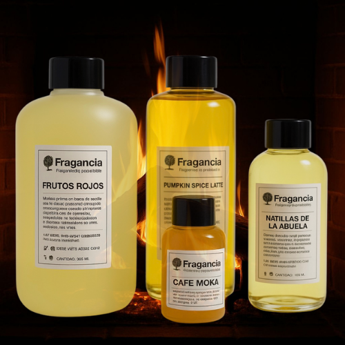 FRAGANCIA DE VELAS HUMO DE LEÑA