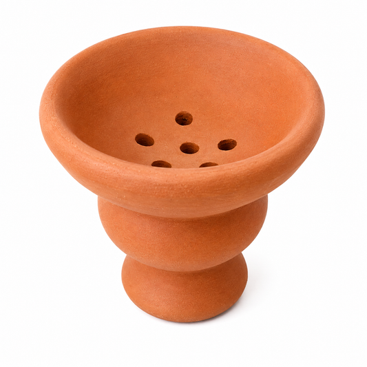 Cazoleta de terracota natural para carbón e incienso