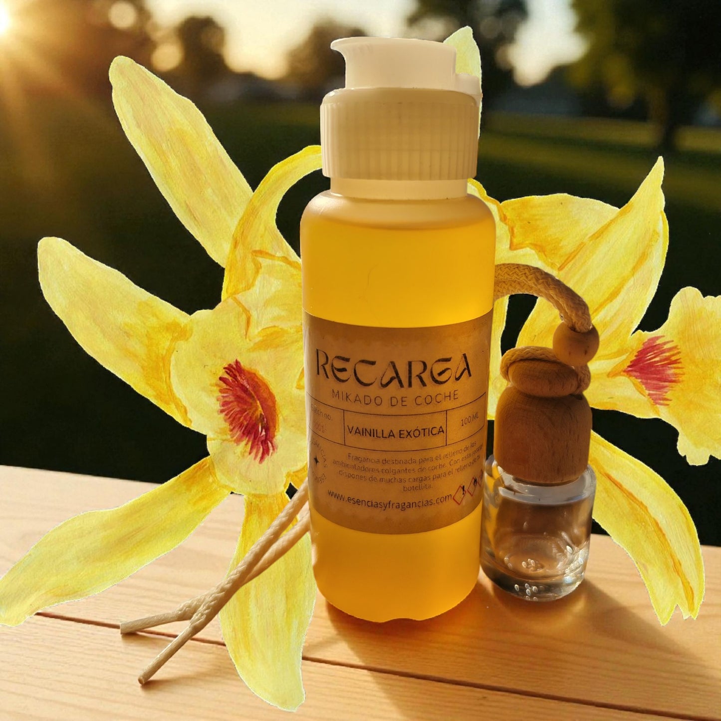 Recarga Ambientador de Coche, Refill Vainilla Exótica